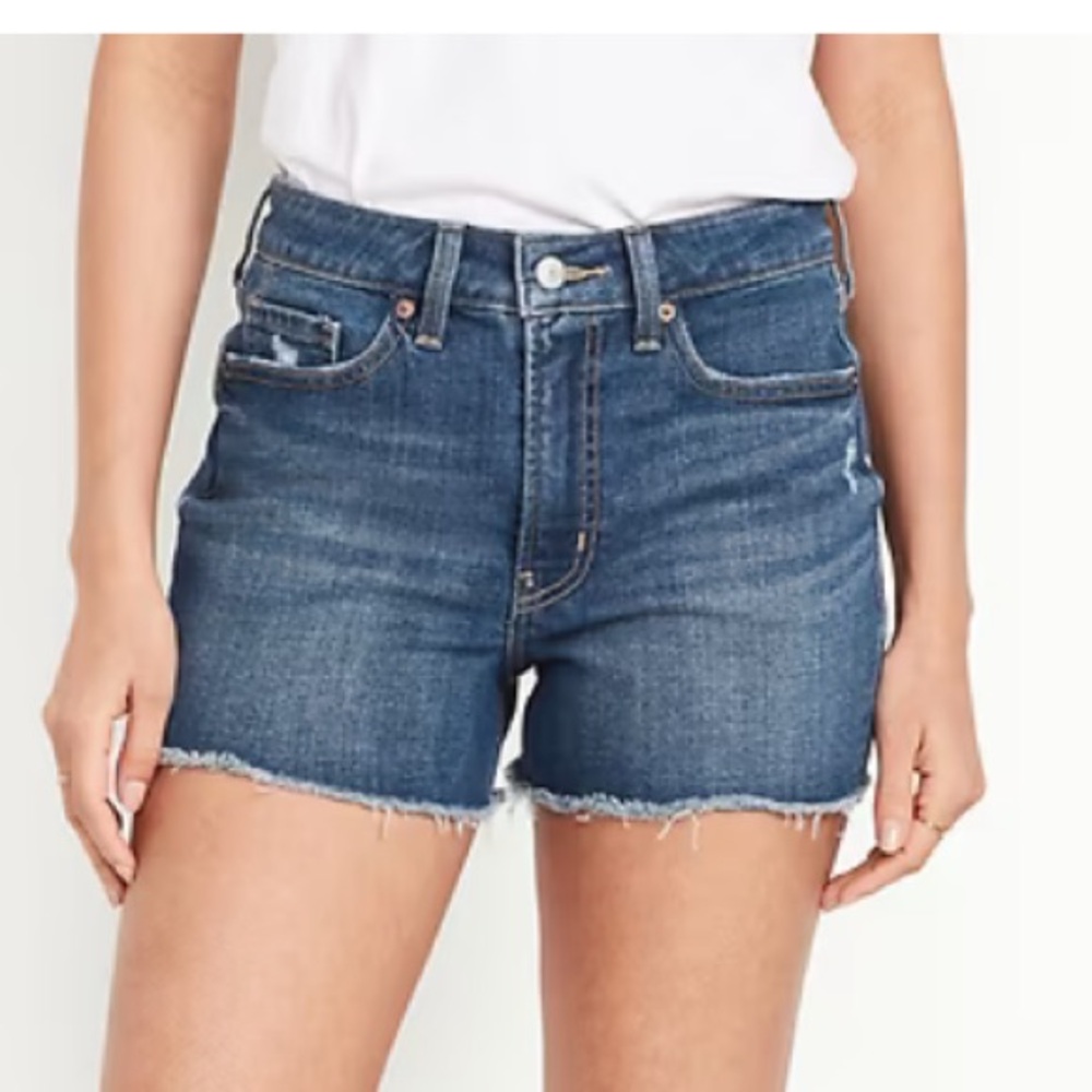 High Waisted Jean Shorts